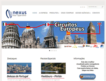 Tablet Screenshot of nexusturismo.com.br